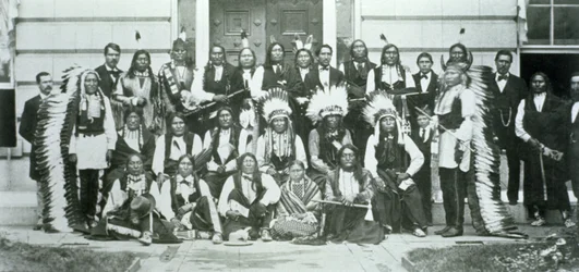 Indiansk delegation af siouxledere i Washington, D.C., for at protestere mod bruddet på Fort Laramie-traktaten af 1868