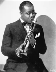 Louis Armstrong (1900-71) ca. 1930 (s/h-foto)