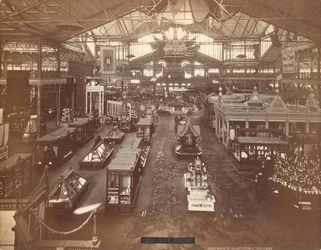 Hovedbygningen, den internationale hundredårsudstilling i 1876, Philadelphia