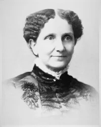 Mary Baker Eddy (1821-1910) (s/hvid foto)
