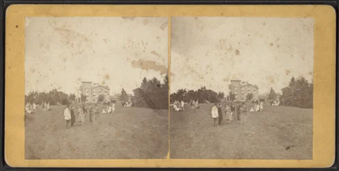 North Front and Lawn, Oneida Community, New York State, c.1870dani