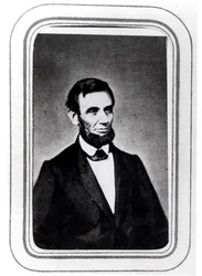 Portræt af Abraham Lincoln