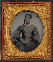 Portræt af en kvinde, ca. 1860 (foto)