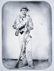 Menig Thomas Taylor, Confederate Army Soldier (s/h-billede)
