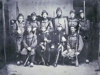 Charleston Zouave-kadetterne fra den konfødererede hær
