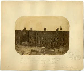 Western Barracks and Parade, Slaget ved Fort Sumter, 15. april 1861