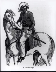 A Texas Ranger, illustration fra 