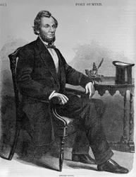 Abraham Lincoln, fra Harpers Pictorial History of the Civil War