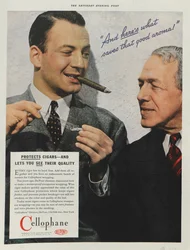 Annonce for DuPont Cellophane, 1937