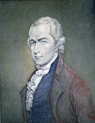 Alexander Hamilton (1755-1804) (farvet gravering)