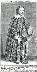Archee, kongens nar, et portræt af Archibald Armstrong, af Thomas Cecill, 1639-1640