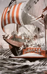 Arouji, bror til Barbarossa, angriber pave Julius II