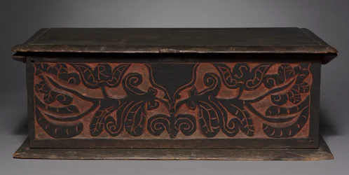 Udskåret æske, 1680-1700