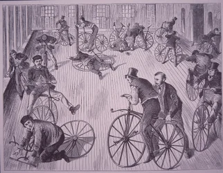 Cykel (velociped) skole, New York, USA
