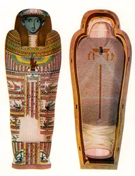 Egyptisk Mumie og Sarkofag