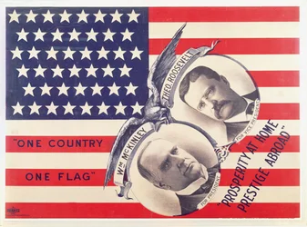 Valgplakat for det amerikanske præsidentvalg i 1900