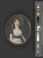 Eliza Poe (akvarel på elfenben)