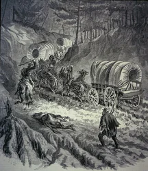 Federal Bagage Train (litho)