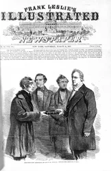 Forside til Frank Leslies Illustrated Newspaper 14. marts, 1857