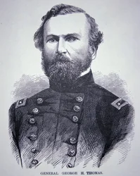 General George H. Thomas (1816-70) (gravering)