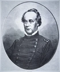 General Henry Wager Halleck (1815-72) (gravering)
