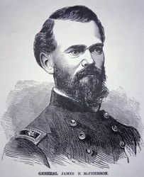 General James Birdseye McPherson (1828-64) (gravering)