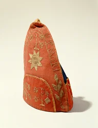 Grenadier kasket, 1740-70 (uld og hør)