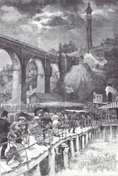 High Bridge over Harlem River, der fører ferskvand fra Westchester County til Central Park reservoir