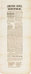 Jamestown journal ekstra, 9. maj 1862