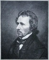 John Charles Fremont (1813-90) (gravering)