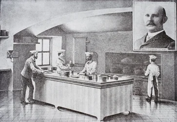 Køkken i Det Hvide Hus i 1890