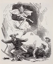 Kobolder, fra Verdensguiden til gnomer, feer, elvere og andre småfolk af Thomas Keightley (1789-1872), udgivet 1880