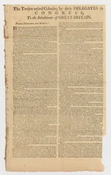Brev fra de tolv forenede kolonier til indbyggerne i Storbritannien