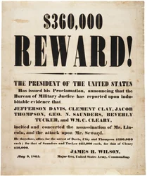 Lincoln-mordbelønning, 9. maj 1865