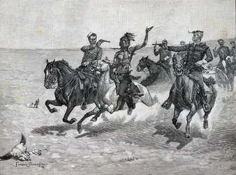 North West Mounted Police „Anholdelse af en Blackfeet-morder“