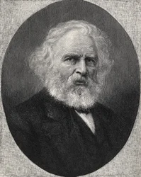Portræt af Henry Wadsworth Longfellow, fra 