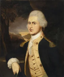 Portræt af major John Macpherson, ca. 1775-85 (olie på lærred på panel)