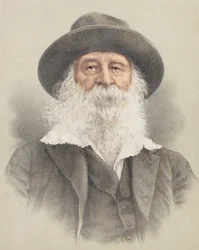 Portræt af Walt Whitman (1819-91)