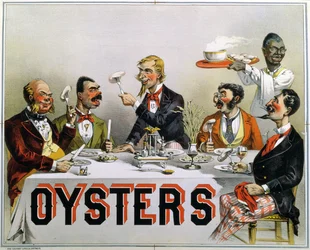 Plakat reklame for østers