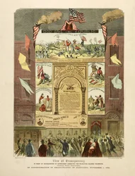 Plakat, der fejrer "Emancipation in Maryland, 1. november