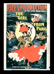 Plakat for Risproduktion af Pigen fra Paris