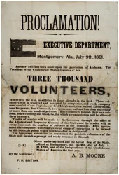 Rekruttering bredside anmoder tre tusinde frivillige, 9 juli 1861