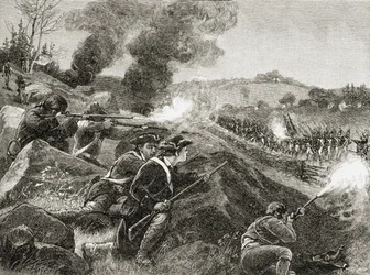 Briterne trækker sig tilbage fra Lexington, fra 