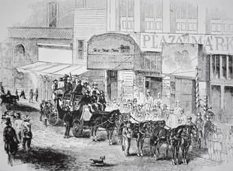 The Butterfield Overland Mail Coach, offentliggjort i Harper