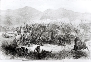 Indianerslaget og massakren nær Fort Philip Kearney, Dakotah-territoriet, 21. december 1866
