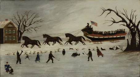 Suffragetterne tager en slædetur, 1870-90