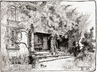 John Bartrams hjem nær Philadelphia, fra 