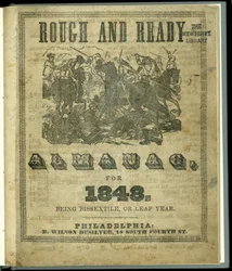 Titelblad for Rough and Ready Almanac for 1848, udgivet i 1847 (print)