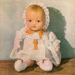 Vintage børnestilleben - dukke