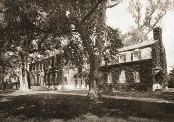Westover Plantation, Virginia, 1915 (sepia tone dybtryk)